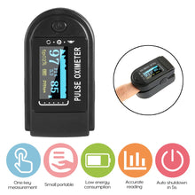 Load image into Gallery viewer, Portable Blood Oxygen Monitor Finger Pulse Oximeter Oxygen Saturation Monitor Fast Shipping within 24hours (without Battery)
