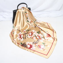 Load image into Gallery viewer, Fashion Scarves for Women Shawl Print Silk Satin Hijab Scarf Female Bandana 90*90cm Luxury Brand Square Shawls Scarfs For Ladies
