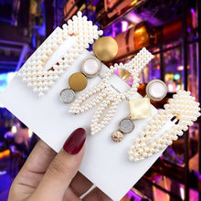 Load image into Gallery viewer, 2020 Hair Clip Set Simulated-pearl Hair Clips &amp; Pins For Women Girls Fashion Female Headwear Barrette Hair Accessories Wholesale
