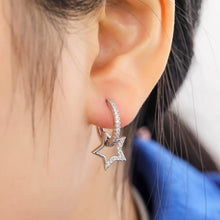 Load image into Gallery viewer, fashion cubic zircon Cute Butterfly Earrings Personality Butterfly hoop Earrings For Women Girls Korean Jewelery 2020
