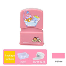 Load image into Gallery viewer, Customized Name Stamp Waterproof Toy Baby Student Clothes Chapter Wash Not Faded Children's Seal Customize DIY Clothing-Stamps
