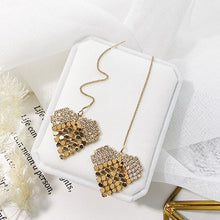 Load image into Gallery viewer, Abdoabdo Pearl Long Tassel Earrings For Women Ear Wire Drop Earrings Jewelry Earrings Gold Earrings Pendientes Mujer Moda 2019
