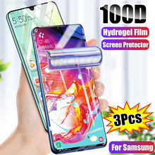 Load image into Gallery viewer, 3-1PCS 100D Hydrogel Film Screen Protector For Samsung Galaxy A50 A51 A70 A10 A20 20E A30 A40 A60 A80 A90 M10 M20  A51 Not Glass
