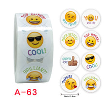 Load image into Gallery viewer, 500pcs Reward Stickers Encouragement Sticker Roll for Kids Motivational Stickers with Cute Animals for Students Teachers
