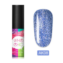 Load image into Gallery viewer, WHID CHIC Thermal Glitter Soak Off UV Gel Polish Sparkling Temperature Color-changing Varnish Gel Nail Art varnish Decor
