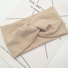 Load image into Gallery viewer, 2020 Women Headband Cross Top Knot Elastic Hair Bands Soft Solid Girls Hairband Hair Accessories Twisted Knotted Headwrap
