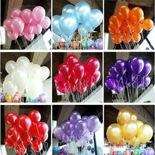 Load image into Gallery viewer, 10Pcs 10inch 1.5g Pearl Latex Balloons Happy Birthday Party Wedding Christmas Decoration Balloon Kids Toy Air Balls Globos
