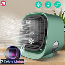 Load image into Gallery viewer, Mini Portable Air Conditioner Multi-Function Humidifier Purifier Air Cooler Fan Personal Space USB Desktop Air Conditioning Home
