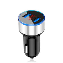 Load image into Gallery viewer, Lovebay 3.1A LED Display Dual USB Car Charger Universal Mobile Phone Aluminum Car-Charger for Xiaomi Samsung iPhone 11 Pro Max

