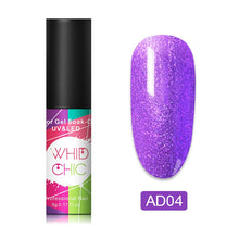 Load image into Gallery viewer, WHID CHIC Thermal Glitter Soak Off UV Gel Polish Sparkling Temperature Color-changing Varnish Gel Nail Art varnish Decor
