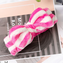 Load image into Gallery viewer, 2020 New Letter OMG Headbands for Women Girls Bow Wash Face Turban Makeup Elastic Hair Bands Coral Fleece Hair Accessories
