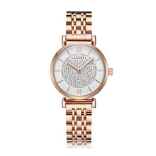Load image into Gallery viewer, Dropshipping Rose Gold Stainless Steel Bracelet Watch Women Fashion Womens Quartz Watches Hip Hop Diamonds Ladies Clock Female
