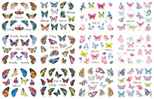 Load image into Gallery viewer, 12pcs Cute Cartoon Nail Stickers Water Decals Banana Fruit Character ransfer Slider Nail Art Tattoo Manicure Foil Wraps 2020 New
