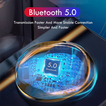 Load image into Gallery viewer, Wireless Headphones IPX7 Waterproof Touch Control 9D TWS Bluetooth 5.0 Stereo Earbuds Sports Earphones Headsets with Microphone
