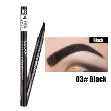 Load image into Gallery viewer, 1 Pcs Makeup Eyebrow Pencil Liquid Makeup Pencil Waterproof  Brown Eyebrow Pencil with Fork Tip Durable Tattoo Pen
