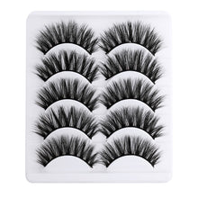 Load image into Gallery viewer, 5 pairs 5D Mink Eyelashes Natural False Eyelashes Lashes Soft Fake Eyelashes Extension Makeup Wholesale
