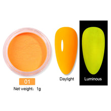 Load image into Gallery viewer, 1Box Sugar Nail Powder Glitter Nail Dust Powder Laser Gradient Nail Pigment Coloful Glitter Nail Art Decoration Accessories
