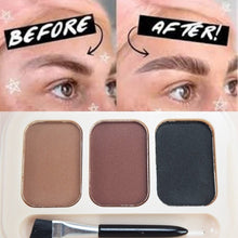Load image into Gallery viewer, Eyebrow Enhancer Eyebrow Powder 3 Color Palette Pigment Long-lasting Eye Brow Make Up Tint Shades Eyebrows Women Makeup Cosmetic
