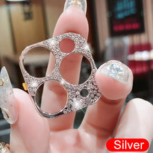 Load image into Gallery viewer, Bling Diamond Camera Lens Protector For iPhone 11 Pro Max Glitter Rhinestone Camera Protective Ring For iPhone 11 Pro Max Cover
