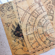 Load image into Gallery viewer, Potters The Marauder's Map Wizard School Tickets Harried Wizard School Acceptance Letter Hogwart Collection
