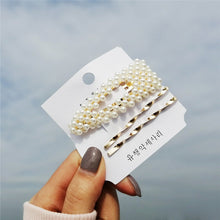Load image into Gallery viewer, 2020 Hair Clip Set Simulated-pearl Hair Clips &amp; Pins For Women Girls Fashion Female Headwear Barrette Hair Accessories Wholesale
