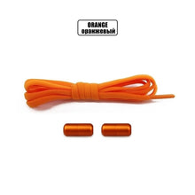 Load image into Gallery viewer, Elastic No Tie Shoelaces Semicircle Shoe Laces For Kids and Adult Sneakers Shoelace Quick Lazy Metal Lock Laces Shoe Strings
