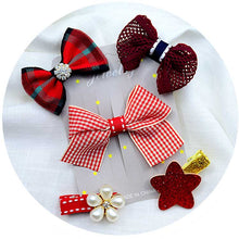 Load image into Gallery viewer, 5PCS/set Baby Girls Bow Hairpins Hair Clip for girls Barrettes Flower Headdress Children Princess Headwear
