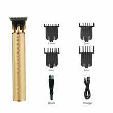 Load image into Gallery viewer, Buddha Barber Trimming Shaving Hair Beard Trimmer Rechargeable Hair Clipper Barbershop Cordless 0mm t-blade Shaver Outliner Men
