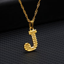 Load image into Gallery viewer, Capital Letter Initial Necklace For Women Stainless Steel Gold A-Z Alphabet Pendant Necklace Jewelry Christmas Gift Bijoux Femme
