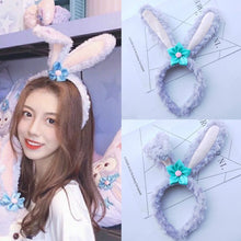 Load image into Gallery viewer, Cute Kuromi Ear Headband Plush Hairband Party Girls Kawaii Costume Cosplay Halloween Anime Accessories Gift For Women
