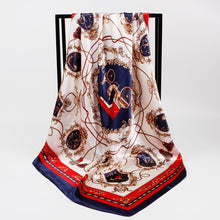 Load image into Gallery viewer, Fashion Scarves for Women Shawl Print Silk Satin Hijab Scarf Female Bandana 90*90cm Luxury Brand Square Shawls Scarfs For Ladies

