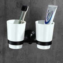 Load image into Gallery viewer, Bathroom Accessories Corner Shelf,Towel Rack,Paper holder,Towel Bar,Toilet Brush Holder Towel Rail Brass Black bathroom Hardware
