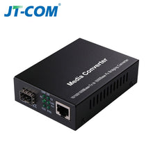 Load image into Gallery viewer, 1Gb SFP Fiber to RJ45 Fiber Optic Media Converter 1000Mbps SFP Fiber Switch with SFP Module Compatible Cisco/Mikrotik/Huawei
