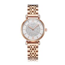 Load image into Gallery viewer, Dropshipping Rose Gold Stainless Steel Bracelet Watch Women Fashion Womens Quartz Watches Hip Hop Diamonds Ladies Clock Female
