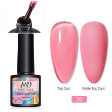 Load image into Gallery viewer, MAD DOLL 8ml 60 Colors Gel Nail Polish  Nail Color Nail Gel varnish Soak Off UV Gel Varnish Base Coat No Wipe Top Coat
