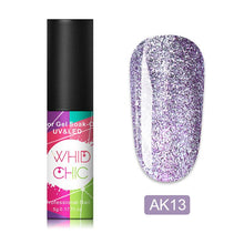Load image into Gallery viewer, WHID CHIC Thermal Glitter Soak Off UV Gel Polish Sparkling Temperature Color-changing Varnish Gel Nail Art varnish Decor
