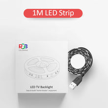 Load image into Gallery viewer, ColorRGB, TV Backlight , USB Powered LED strip light ,RGB5050 For 24 Inch-60 Inch TV,Mirror,PC, APP Control Bias
