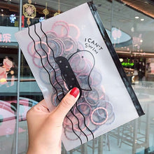 Load image into Gallery viewer, 50/100pcs/Set Girls Colorful Nylon Small Elastic Hair Bands Children Ponytail Holder Scrunchie Headband Kids Hair Accessories
