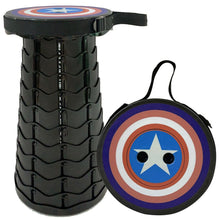 Load image into Gallery viewer, Retractable Stool Folding Chiar Outdoor Portable Stool Folding Chair Camping Stool Convenient Fishing Chair Foldable

