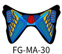 Load image into Gallery viewer, Fashion Wire LED Halloween Easter Rave Mask Luminous Costume Mask Party Easter Decor Gift
