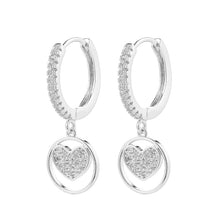Load image into Gallery viewer, fashion cubic zircon Cute Butterfly Earrings Personality Butterfly hoop Earrings For Women Girls Korean Jewelery 2020

