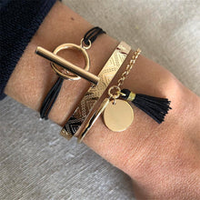 Load image into Gallery viewer, 30 Style Marble Turtle Bracelet Set Heart Pearl Moon Star LOVE Crystal Bracelets for Women Tassel Bracelet Jewelry Wholesale
