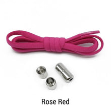 Load image into Gallery viewer, Elastic No Tie Shoelaces Semicircle Shoe Laces For Kids and Adult Sneakers Shoelace Quick Lazy Metal Lock Laces Shoe Strings
