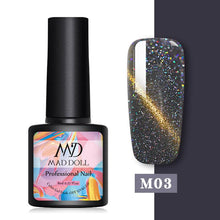Load image into Gallery viewer, MAD DOLL 8ml 60 Colors Gel Nail Polish  Nail Color Nail Gel varnish Soak Off UV Gel Varnish Base Coat No Wipe Top Coat
