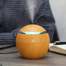Load image into Gallery viewer, 130ML USB Aroma Diffuser  Ultrasonic Cool Mist Humidifier Air Purifier 7 Color Change LED Night light for Office Home
