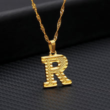 Load image into Gallery viewer, Capital Letter Initial Necklace For Women Stainless Steel Gold A-Z Alphabet Pendant Necklace Jewelry Christmas Gift Bijoux Femme

