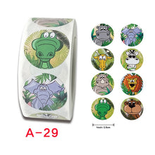 Load image into Gallery viewer, 500pcs Reward Stickers Encouragement Sticker Roll for Kids Motivational Stickers with Cute Animals for Students Teachers
