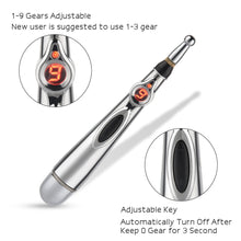 Load image into Gallery viewer, Electronic Acupuncture Pen Electric Meridians Laser Therapy Heal Massage Pen Meridian Energy Pen Relief Pain Tools Health Care

