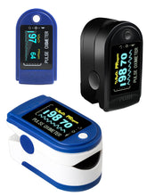 Load image into Gallery viewer, Finger Pulse Fingertip Oled Oximeter SPO2 PR PI RR Blood Oxygen Respiratory Rate Oximetro De Pulsioximetro Dedo with case
