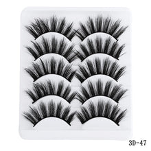 Load image into Gallery viewer, 5 pairs 5D Mink Eyelashes Natural False Eyelashes Lashes Soft Fake Eyelashes Extension Makeup Wholesale
